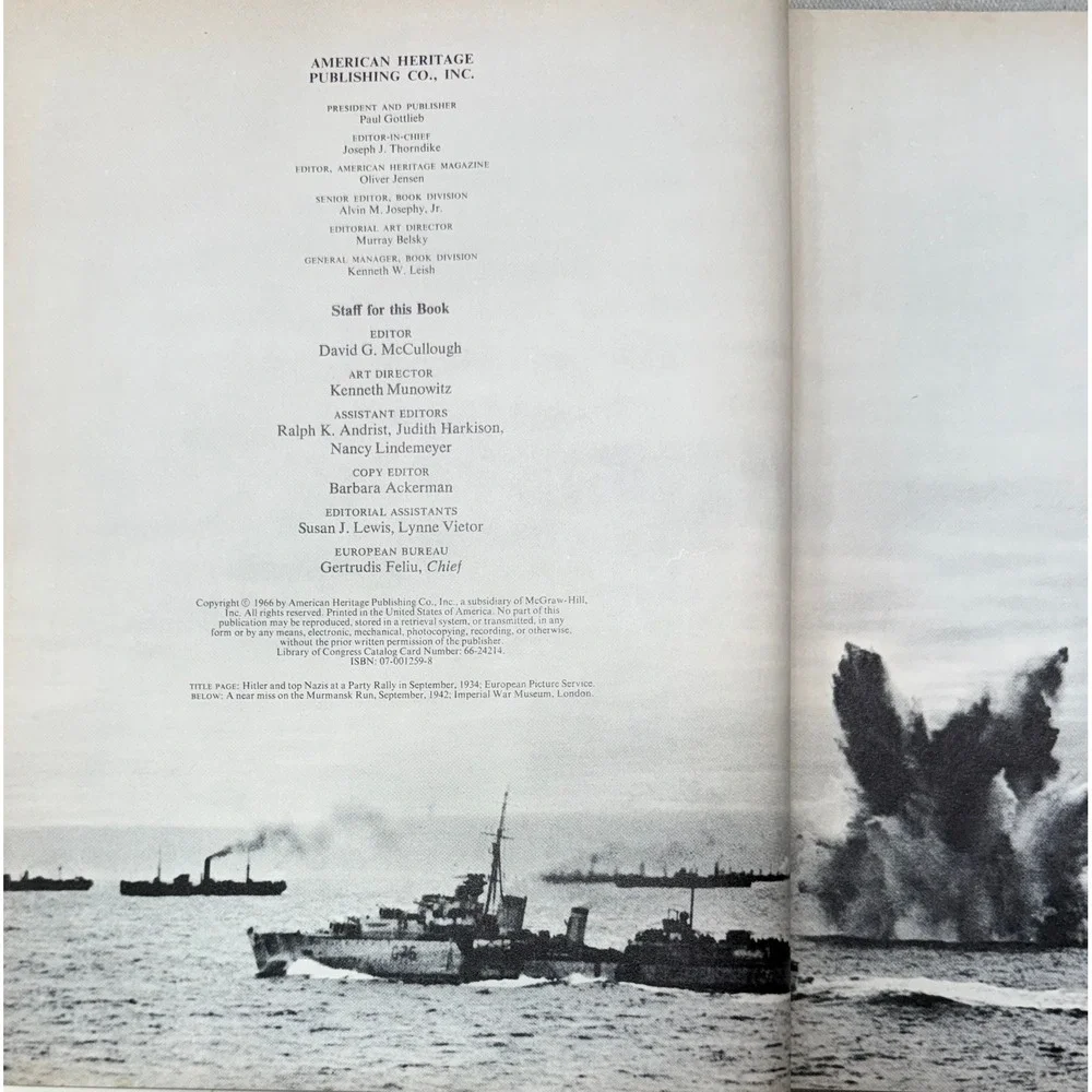 American Heritage Picture History of World War II C.L. Sulzberger Hardcover 1966